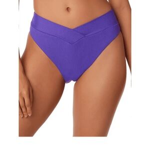 NWT bar III Micro Rib V Waist Bikini bottoms